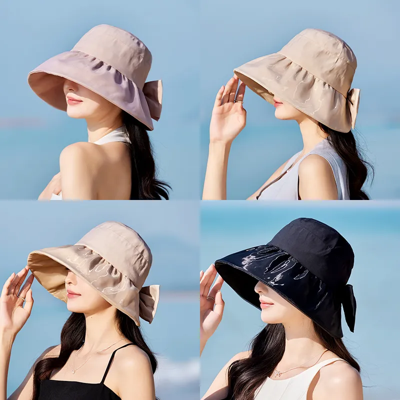 15 MINS Polyester Bucket Hats Women's-4