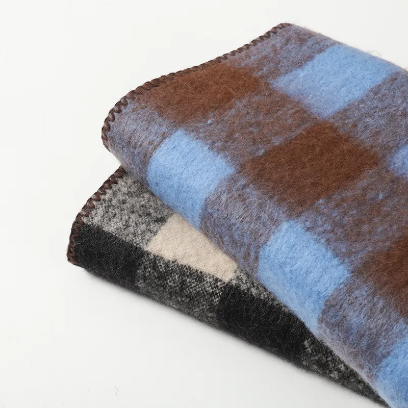 15 MINS Polyester Knit Scarves Men's-1