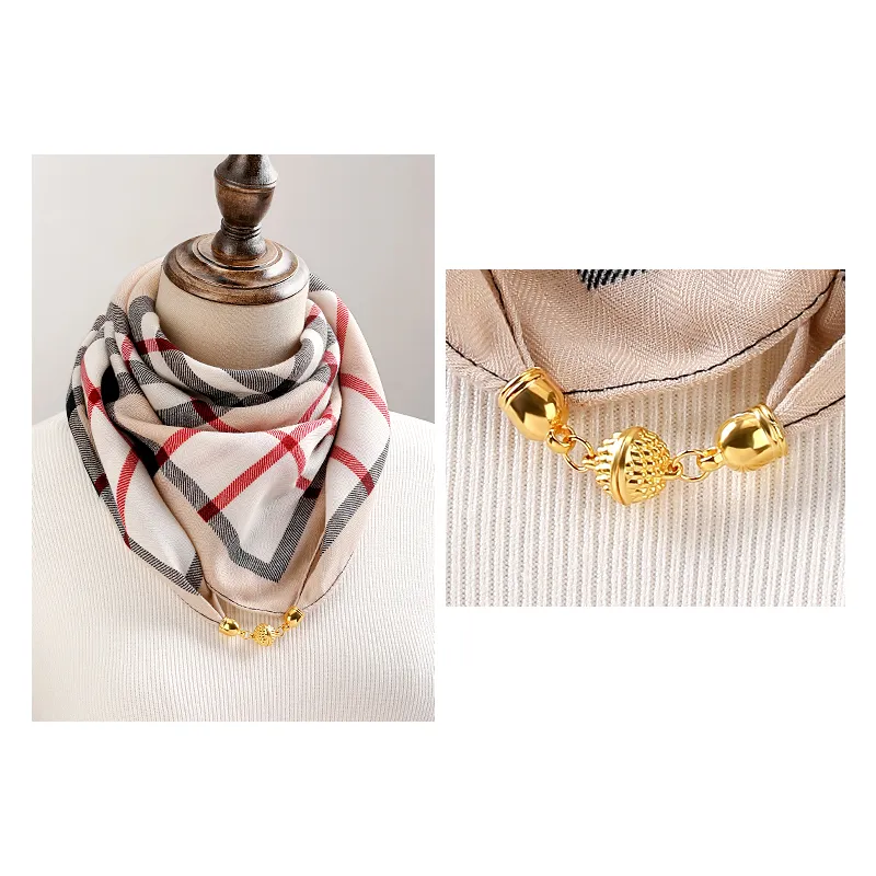 15 MINS Silk Scarves Women's-4