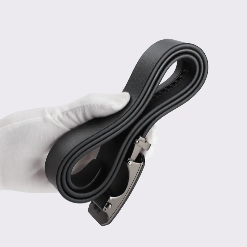 15 MINS Cow Split Leather Belts Men's Width  3.5cm-4