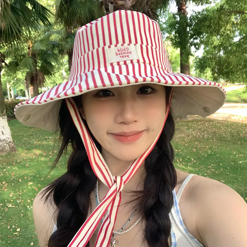 15 MINS Polyester Cotton Blend Bucket Hats Women's-12