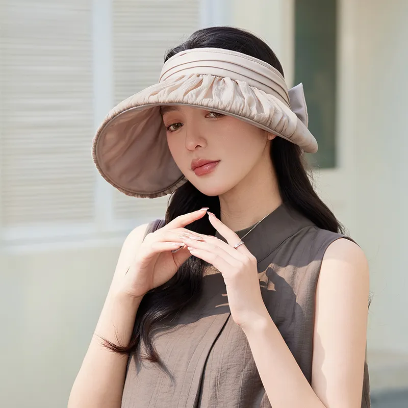 15 MINS Polyester Sun Protection Hats Women's-5