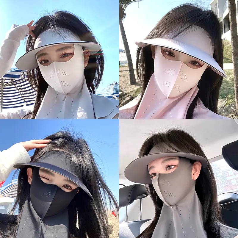 15 MINS Polyester Sun Protection Masks Women's-3