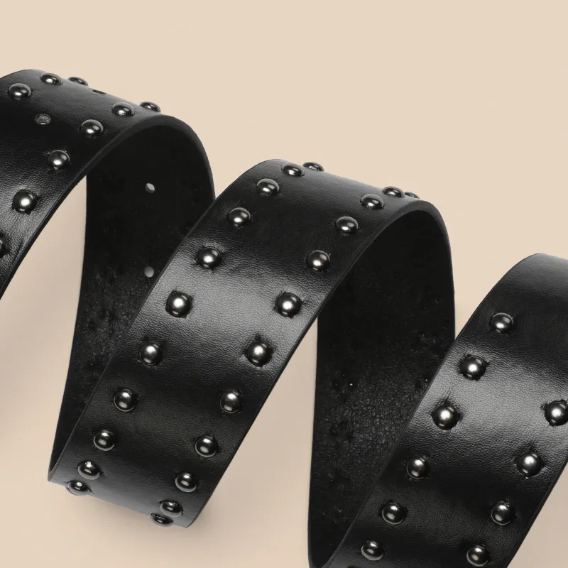 15 MINS PU Leather Belts Women's Width 3.6cm-1