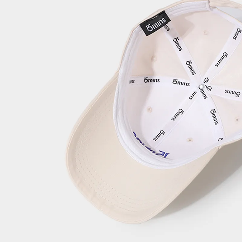 15 MINS Cotton Baseball Caps Unisex Multiple Colors-3
