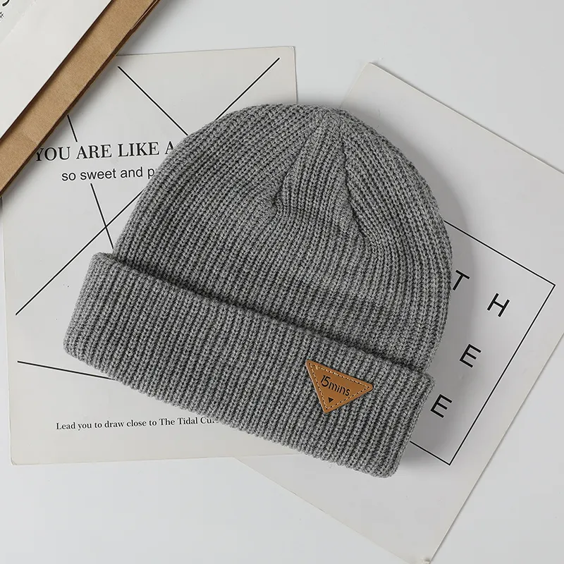 15 MINS Acrylic Beanies Unisex Multiple Colors-3