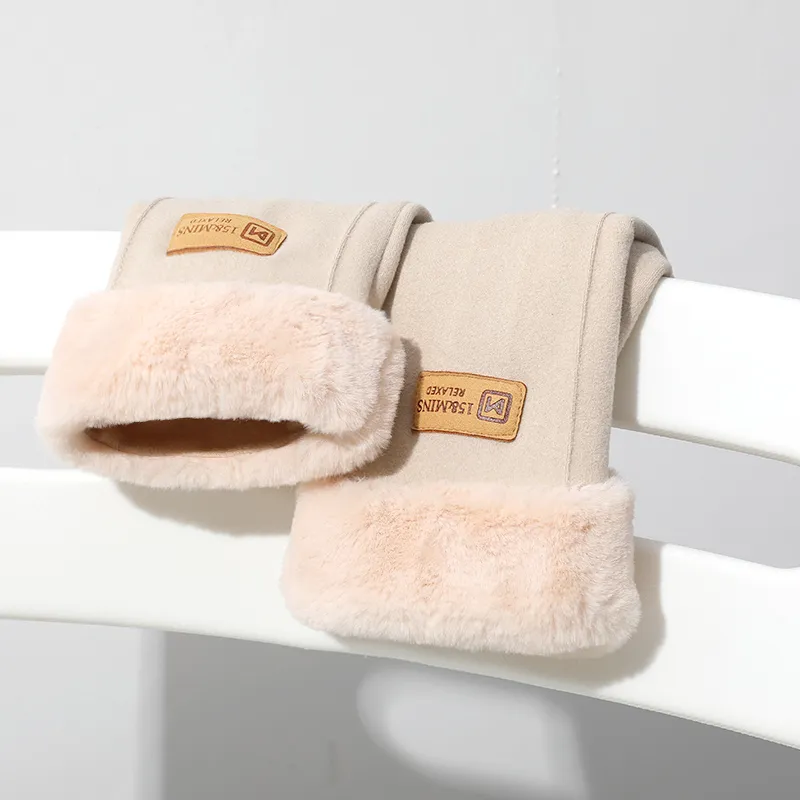 15 MINS Polyester Elastane Knit Gloves Women's Multiple Colors-1