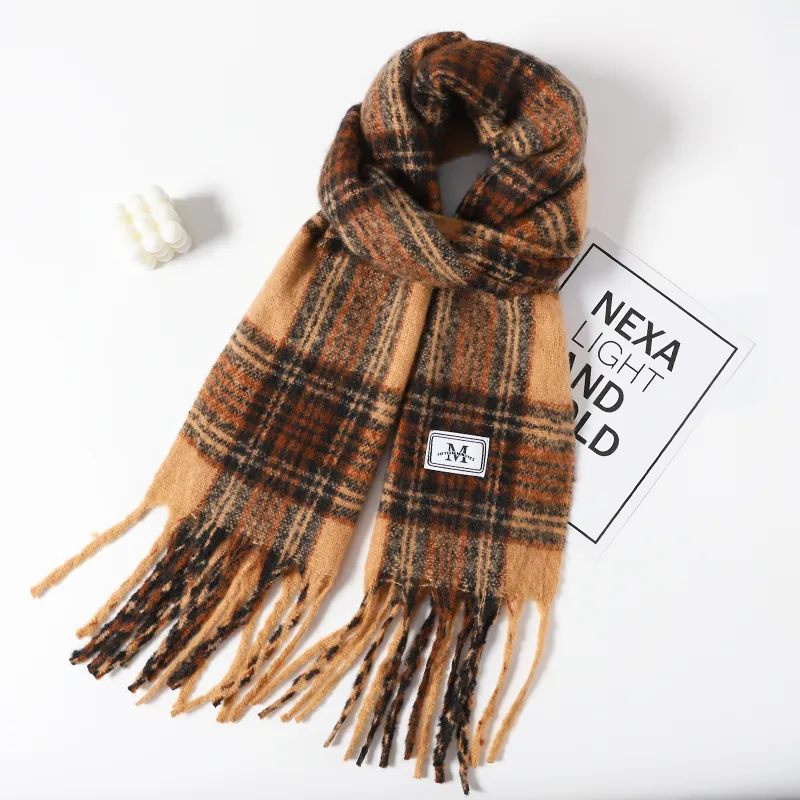 15 MINS Knit Scarves Unisex-7