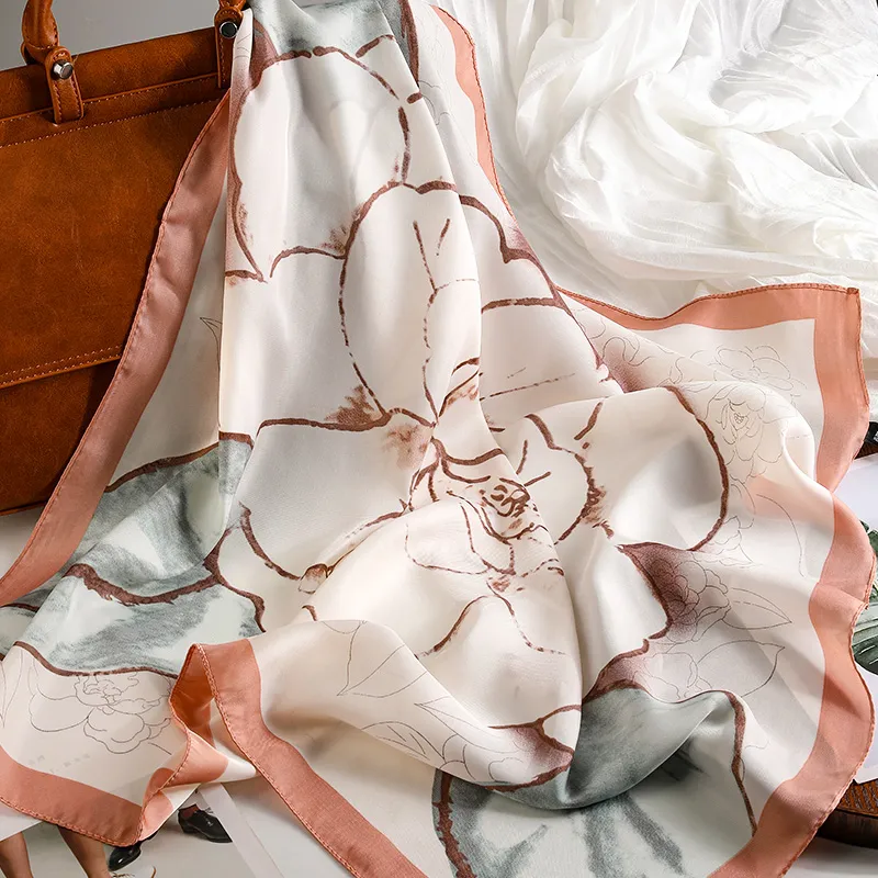 15 MINS Silk Scarves Women's-1