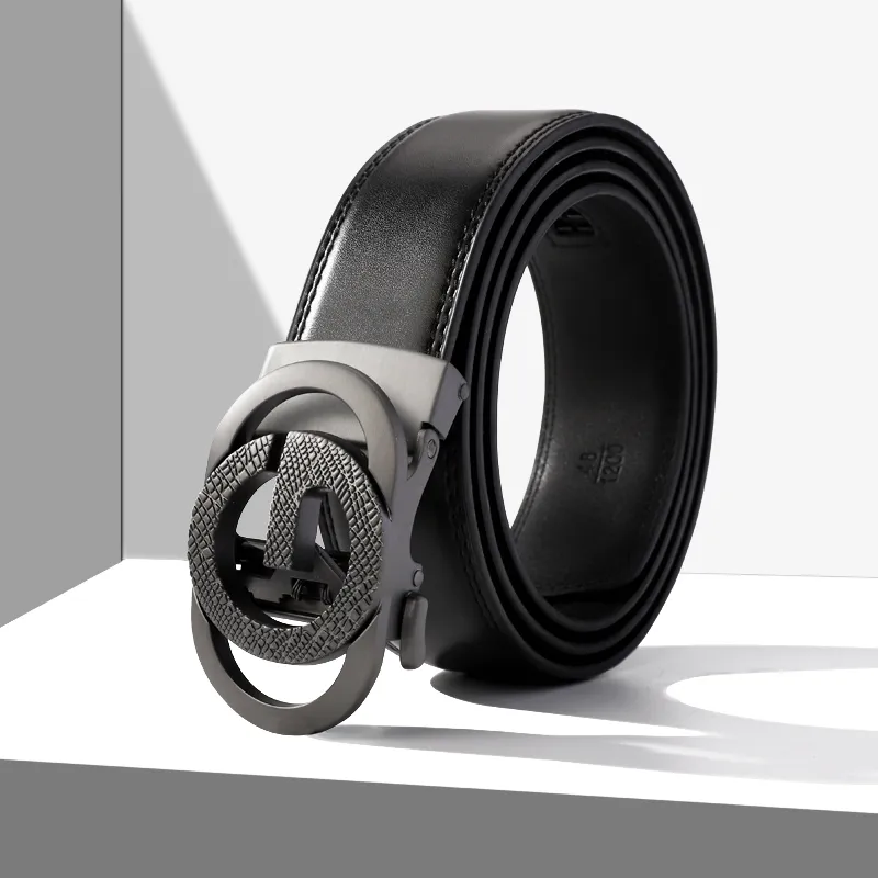 15 MINS Cow Split Leather Belts Men's Width  3.5cm-9