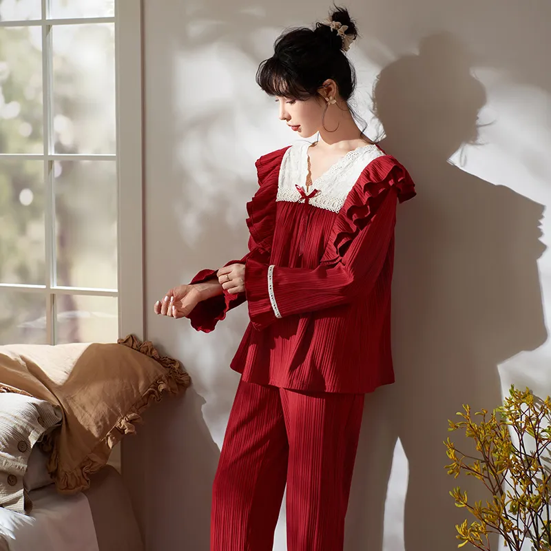 Princess Mark Pajama Set Unisex Red-1
