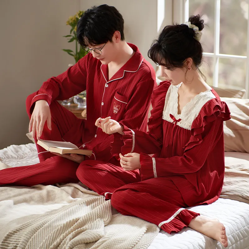 Princess Mark Pajama Set Unisex Red-5