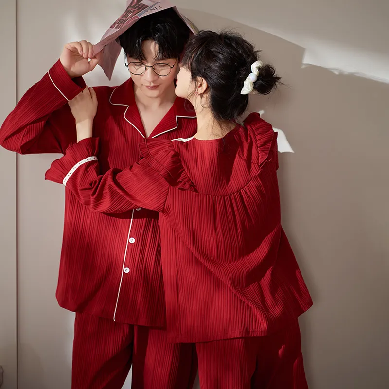 Princess Mark Pajama Set Unisex Red-12