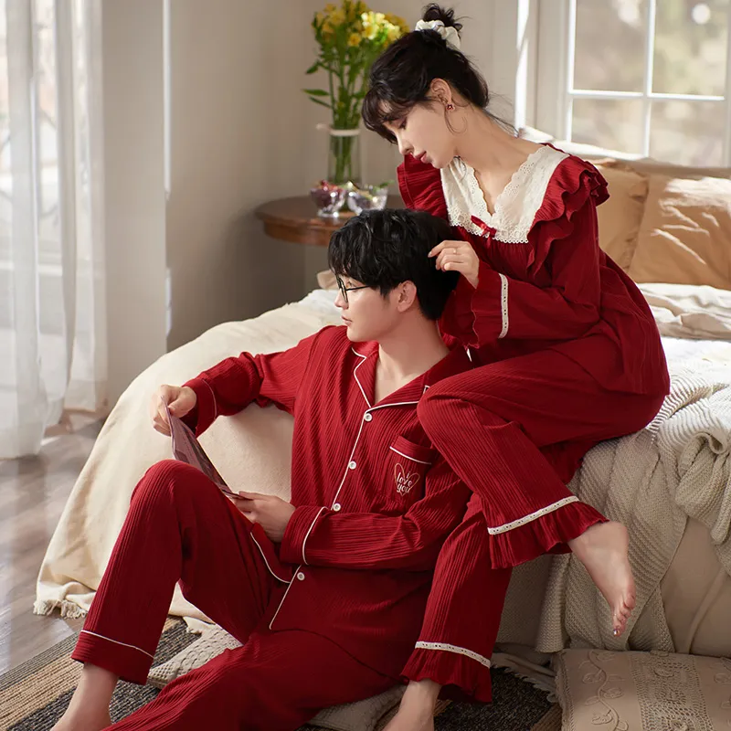 Princess Mark Pajama Set Unisex Red-13