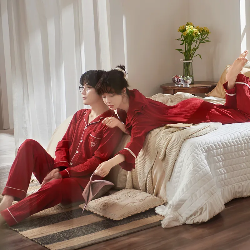 Princess Mark Pajama Set Unisex Red-14