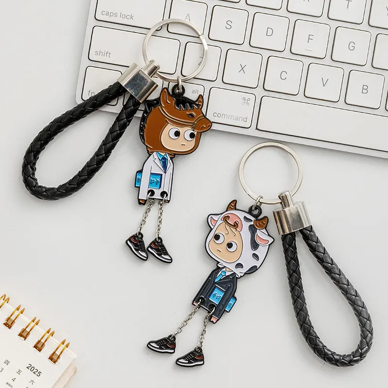 Shu Family Zinc Alloy Keychains Unisex-4
