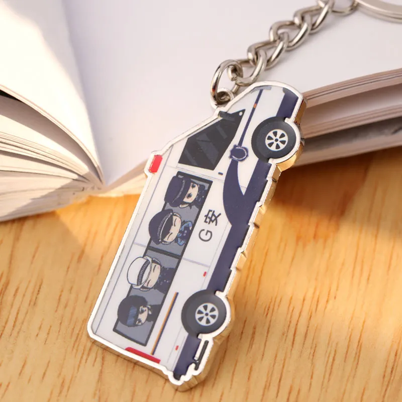 Shu Family Alloy Keychains Unisex-3