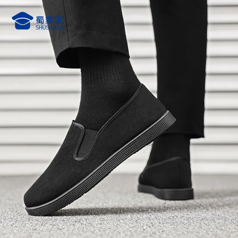 Shu Family Men's Casual Shoes Black-4