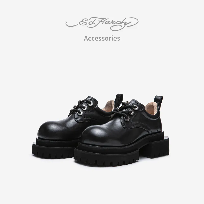Ed Hardy Casual Single Shoes Women's Meteorite Black-1