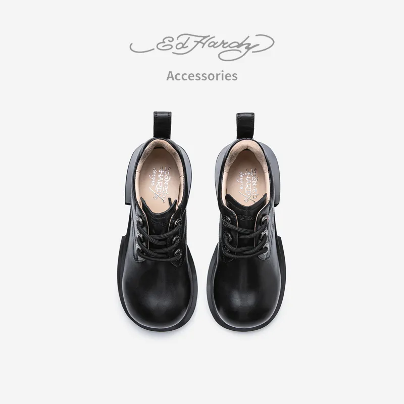 Ed Hardy Casual Single Shoes Women's Meteorite Black-2