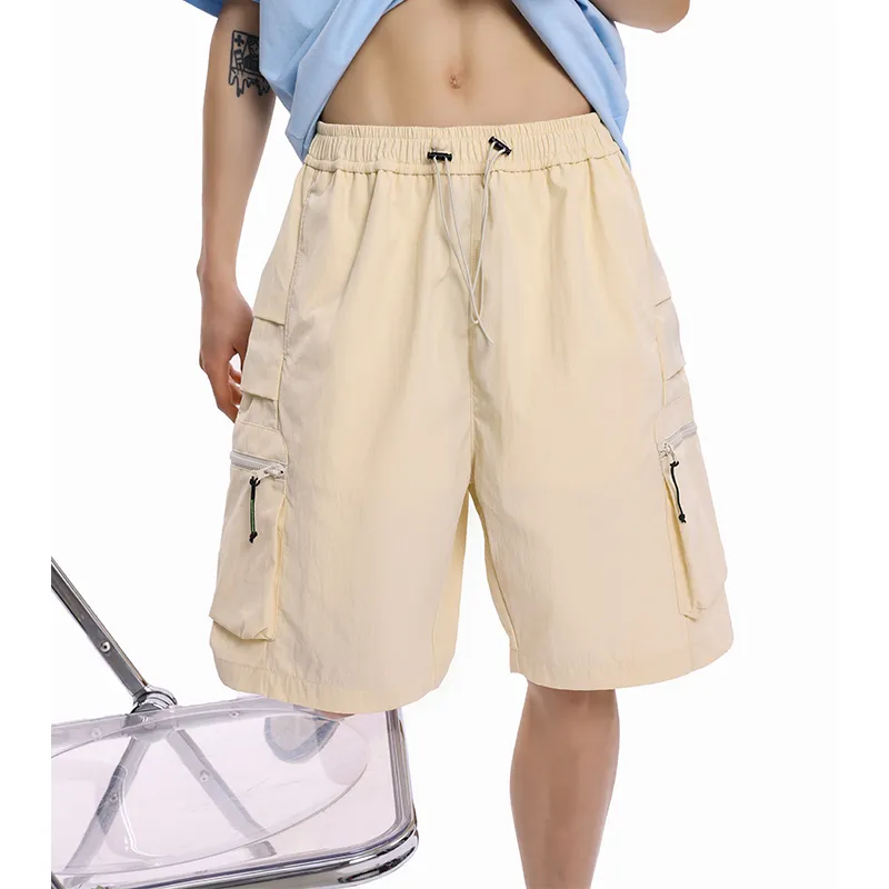 MKZA Cargo Shorts Unisex Mud Gray-14