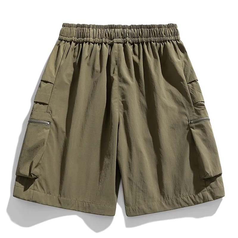 MKZA Cargo Shorts Unisex Mud Gray-6