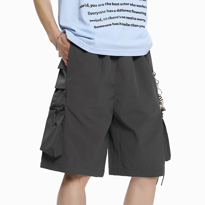 MKZA Cargo Shorts Unisex Mud Gray-3
