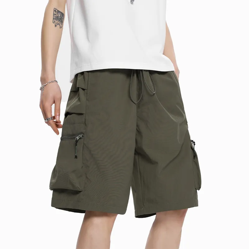 MKZA Cargo Shorts Unisex Mud Gray-8