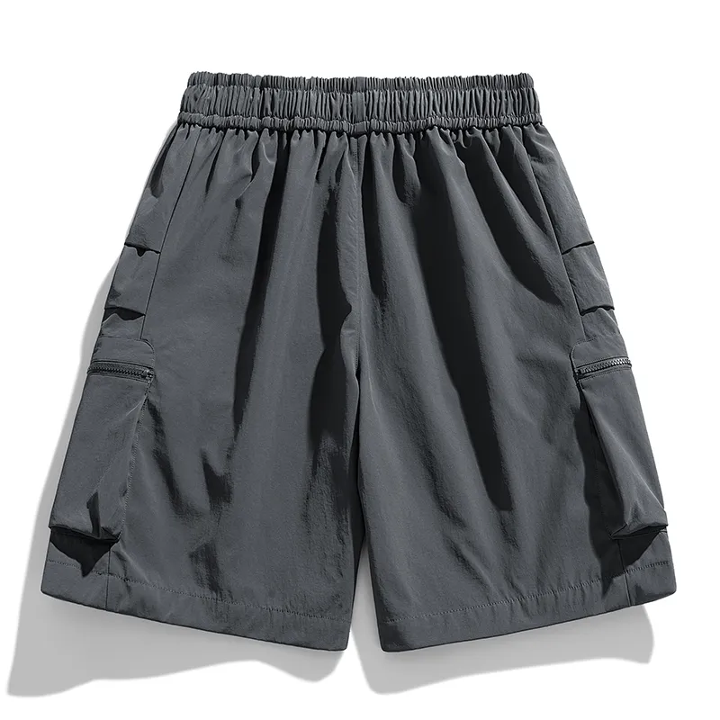 MKZA Cargo Shorts Unisex Mud Gray-1