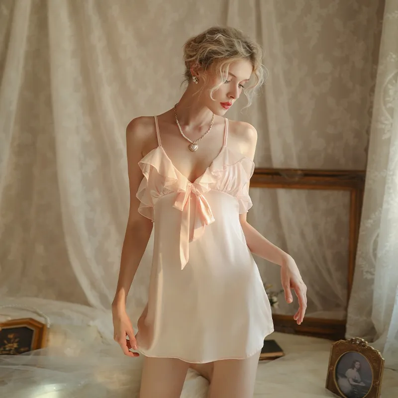 TLXT Nightgown Women's Shrimp Pink-1