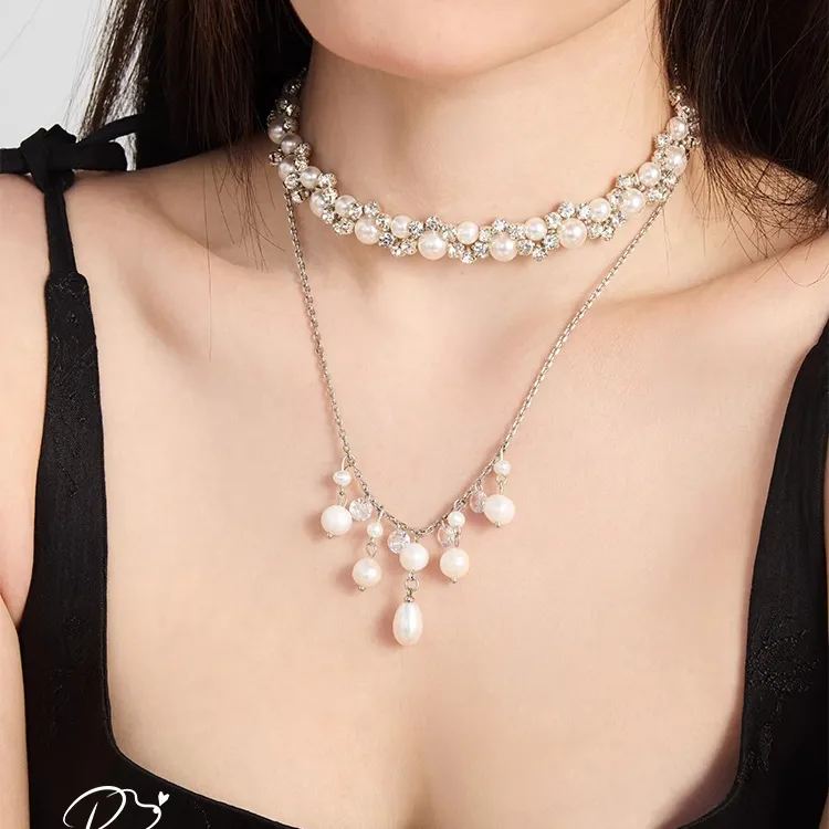 PARANOID PUPPY Zircon Necklaces Women's-1