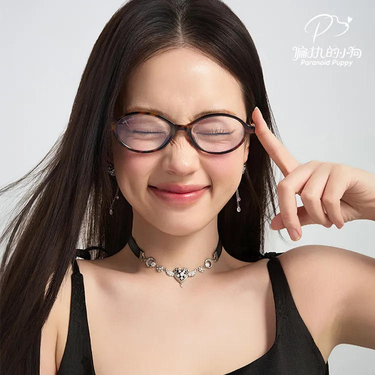 PARANOID PUPPY Zircon Necklaces Women's-1