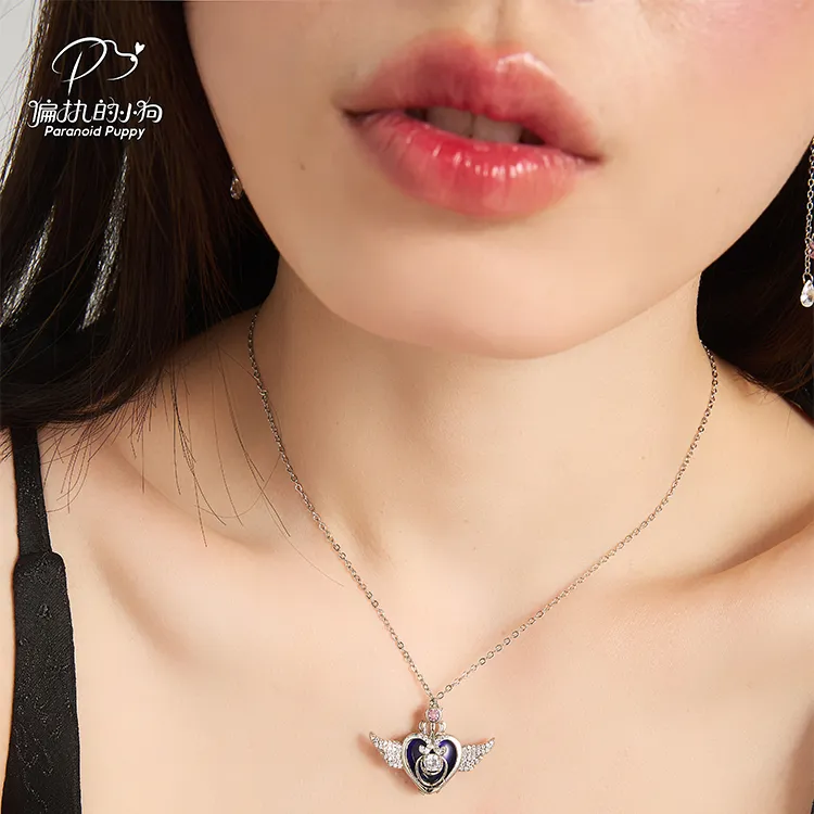 PARANOID PUPPY Zircon Necklaces Women's-1