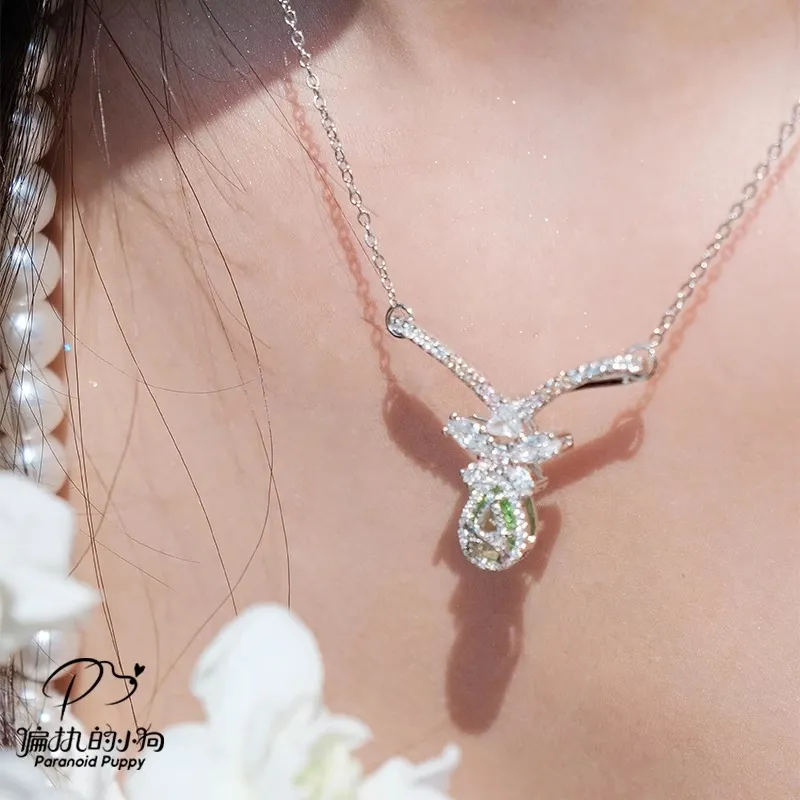 PARANOID PUPPY S925 Silver Necklaces Women's-1