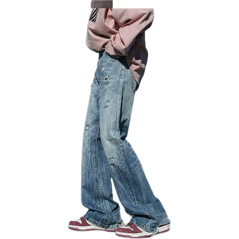 HKRXEC Jeans Men Blue-1