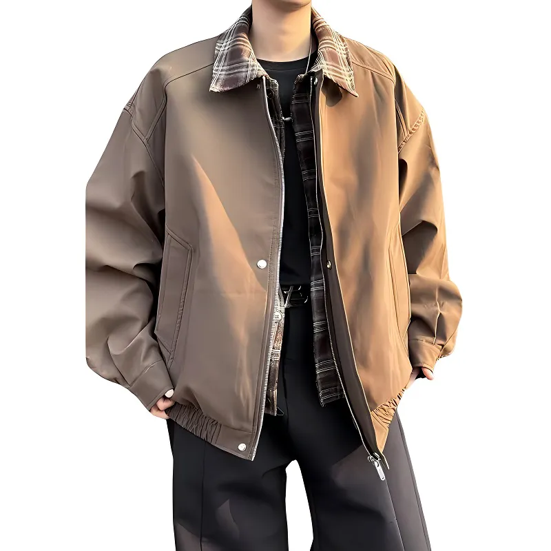 HKRXEC Leather Jackets Men-4