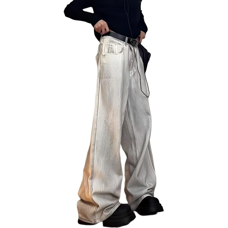 HKRXEC Jeans Men White-3