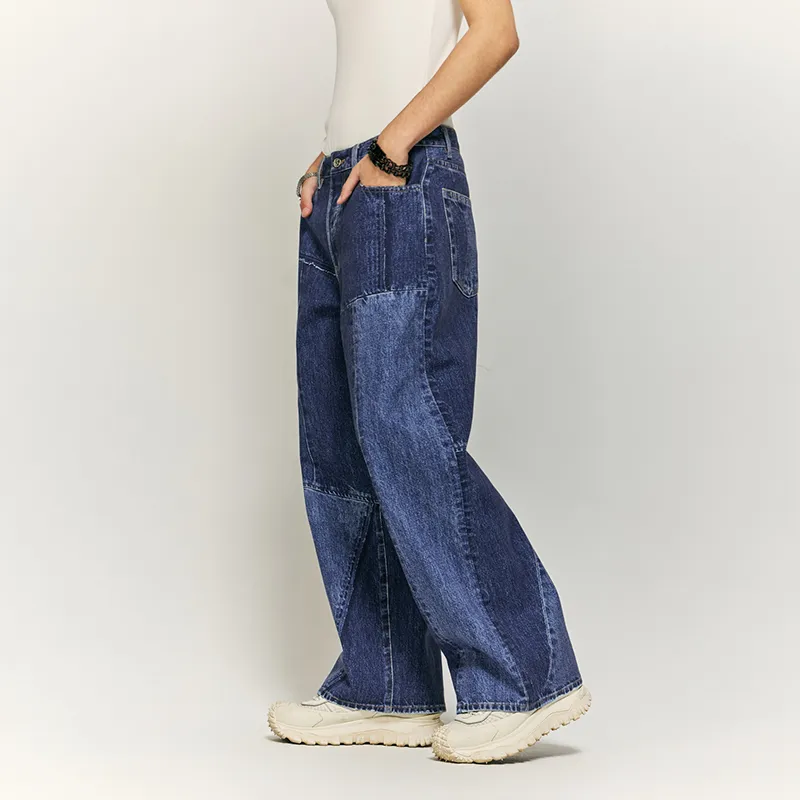 HKRXEC Jeans Unisex Image Color-7