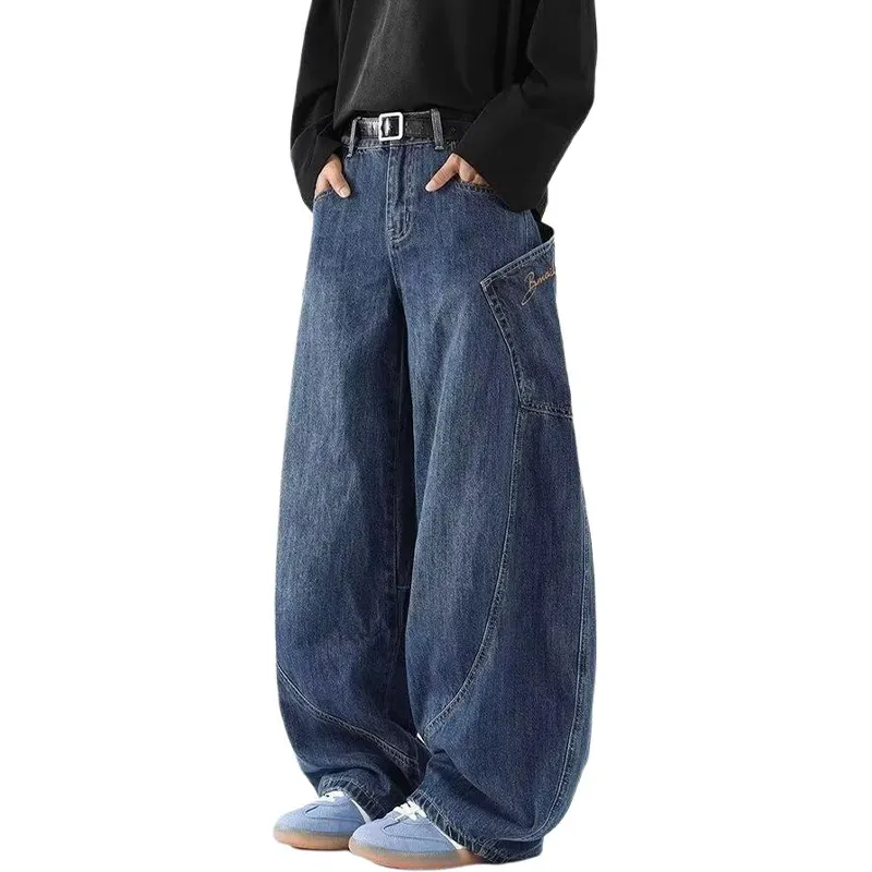 HKRXEC Jeans Men Blue-2