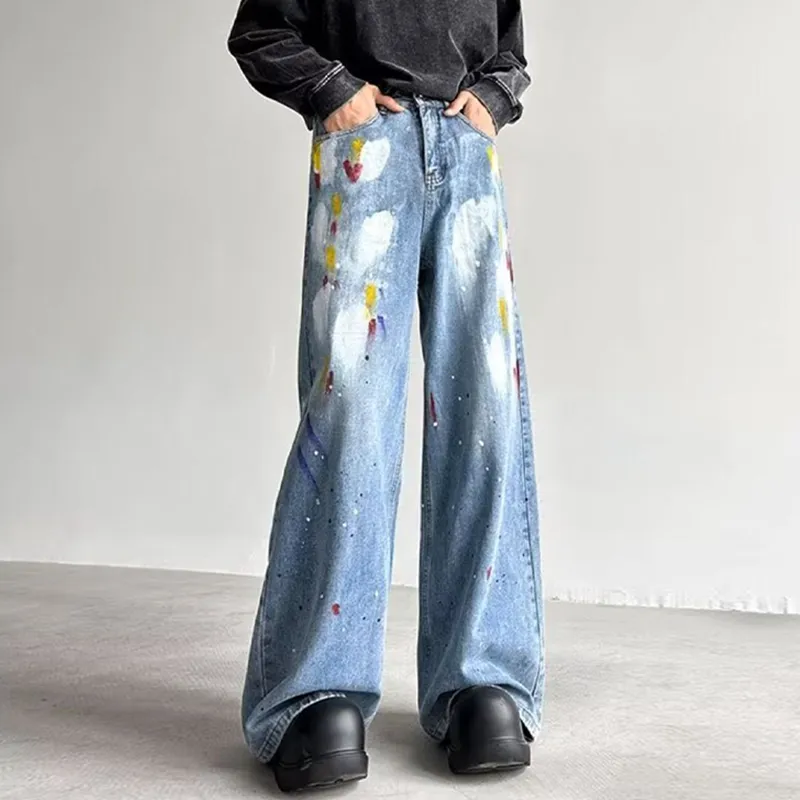 HKRXEC Jeans Men Blue-4