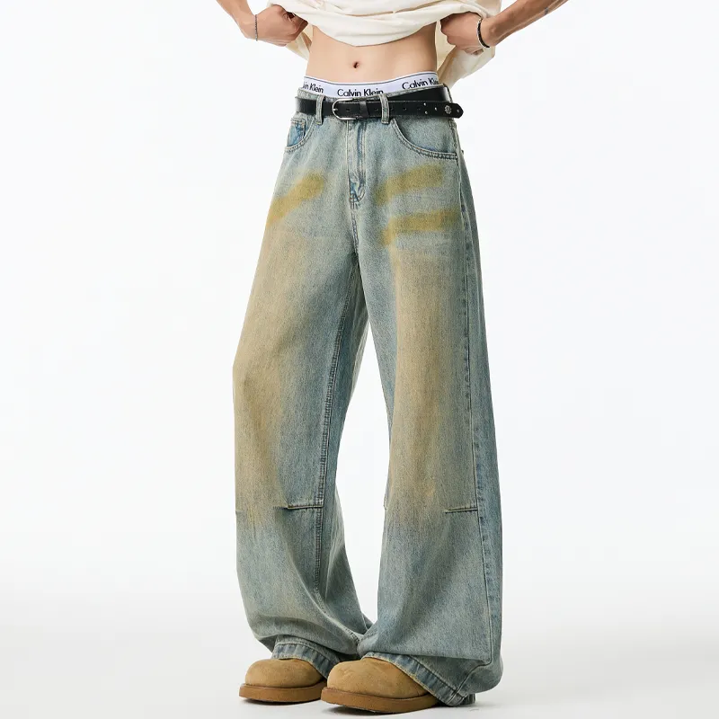 HKRXEC Jeans Men Blue-2