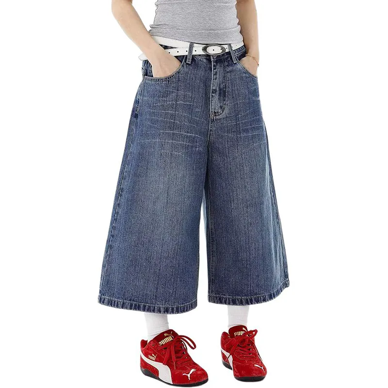 HKRXEC Cargo Shorts Men Blue-5