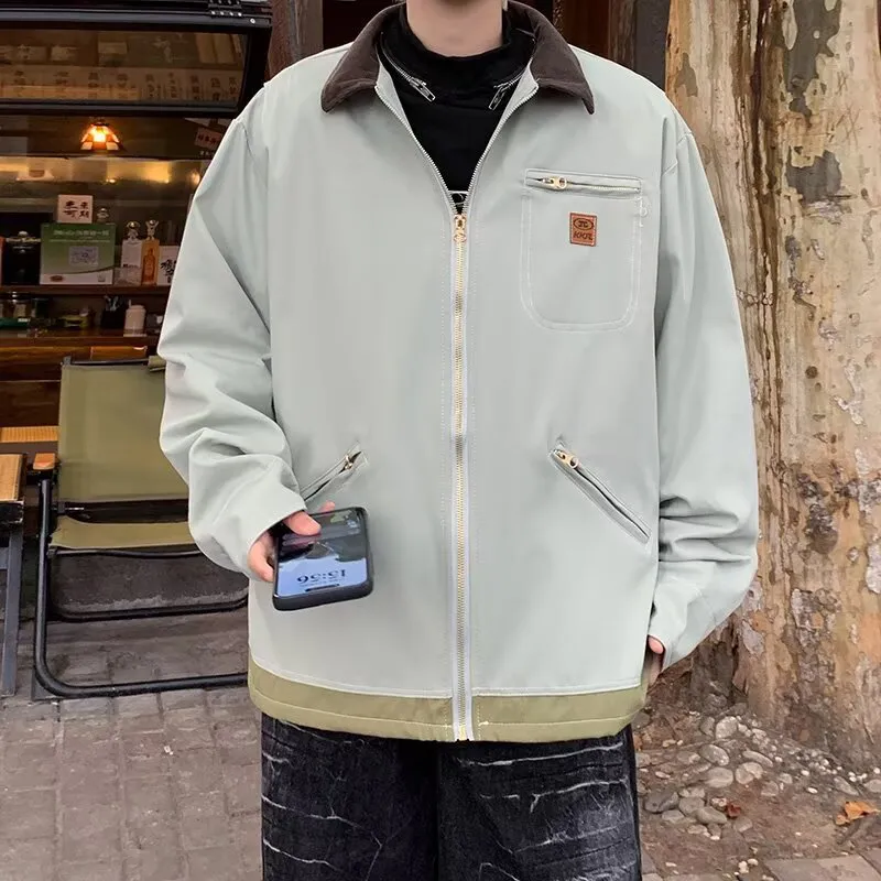 HKRXEC Jackets Men Green-2