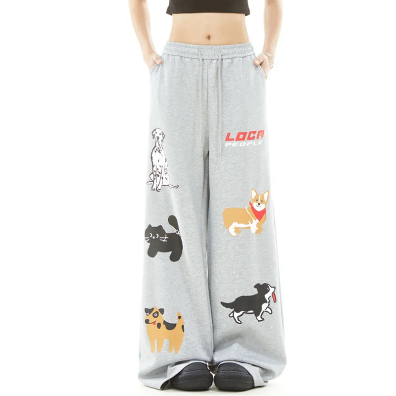 HKRXEC Casual Pants Unisex-13