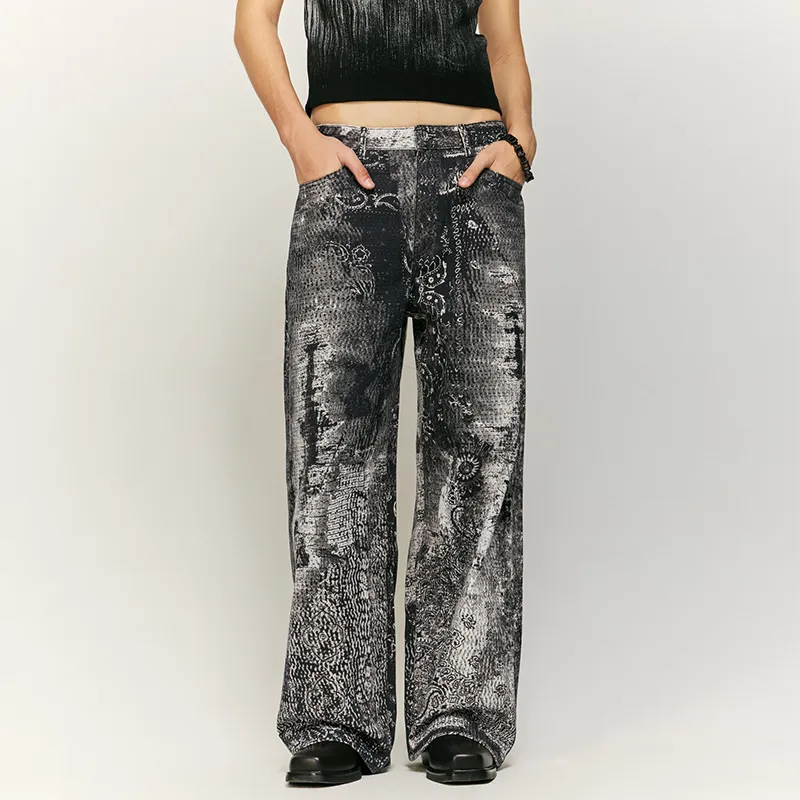 HKRXEC Jeans Unisex Image Color-2