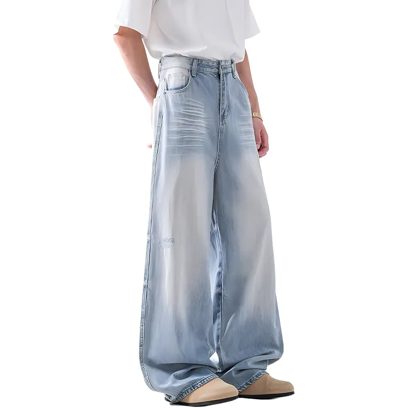 HKRXEC Jeans Men Blue-3