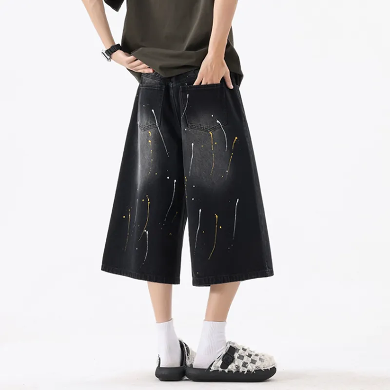 HKRXEC Denim Shorts Men-8