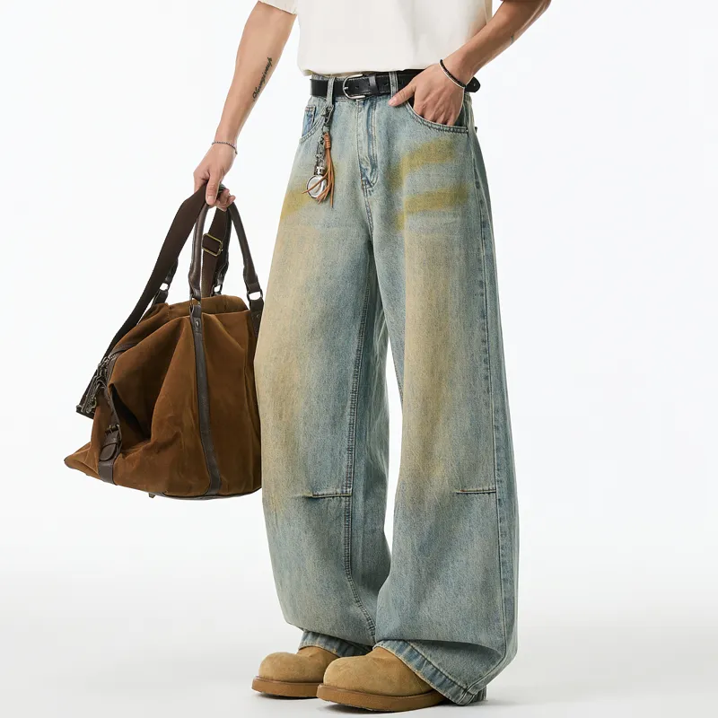 HKRXEC Jeans Men Blue-5