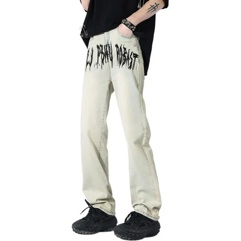 HKRXEC Jeans Men Ecru-1