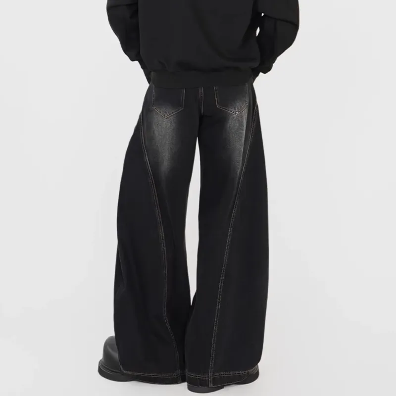 HKRXEC Jeans Men Black-2
